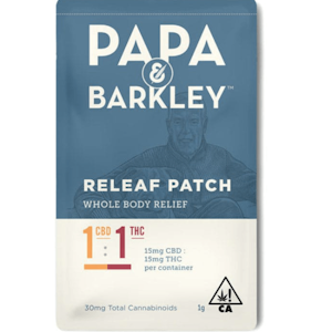 Papa & barkley - RELEAF PATCH 1:1 | CBD/THC